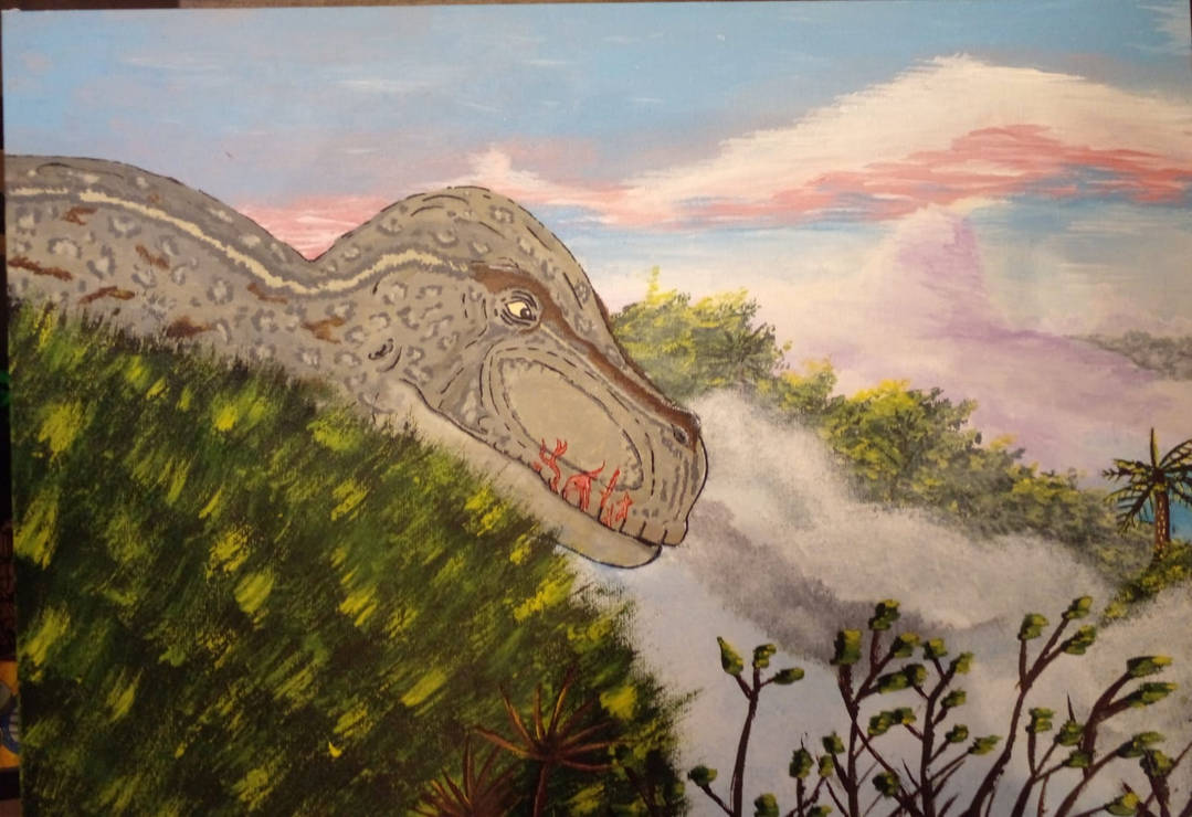 gorgosaurus painting by Rattus0Rattus on DeviantArt