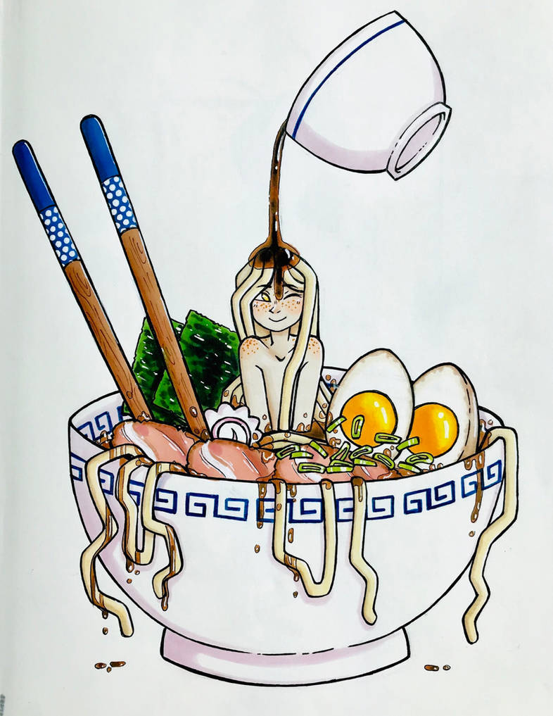 Ramen girl by captainshimp on DeviantArt Ramen girl by captainshimp on DeviantArt