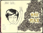 moleskine 06 - hair peace by lalycorn