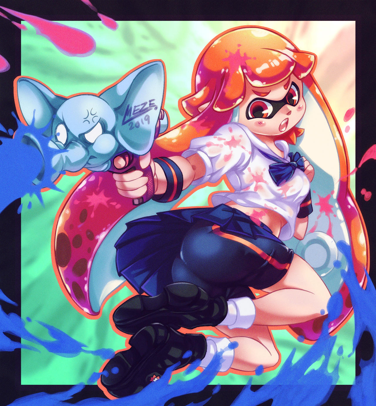 Deviantart Dark Inkling Inkling Fanart by MezeSiddngor on DeviantArt