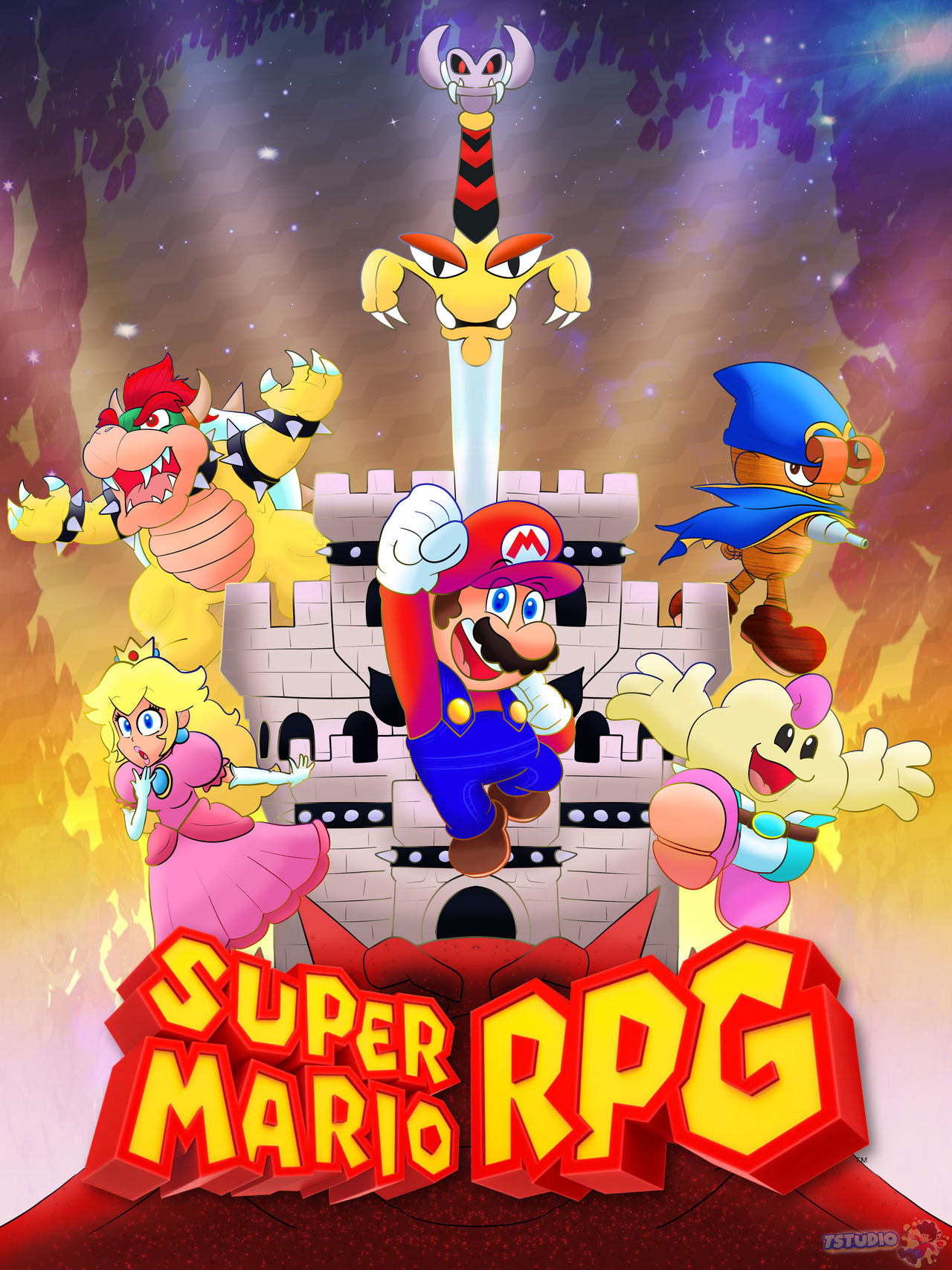 Super Mario RPG remake Poster by TStudioYt on DeviantArt