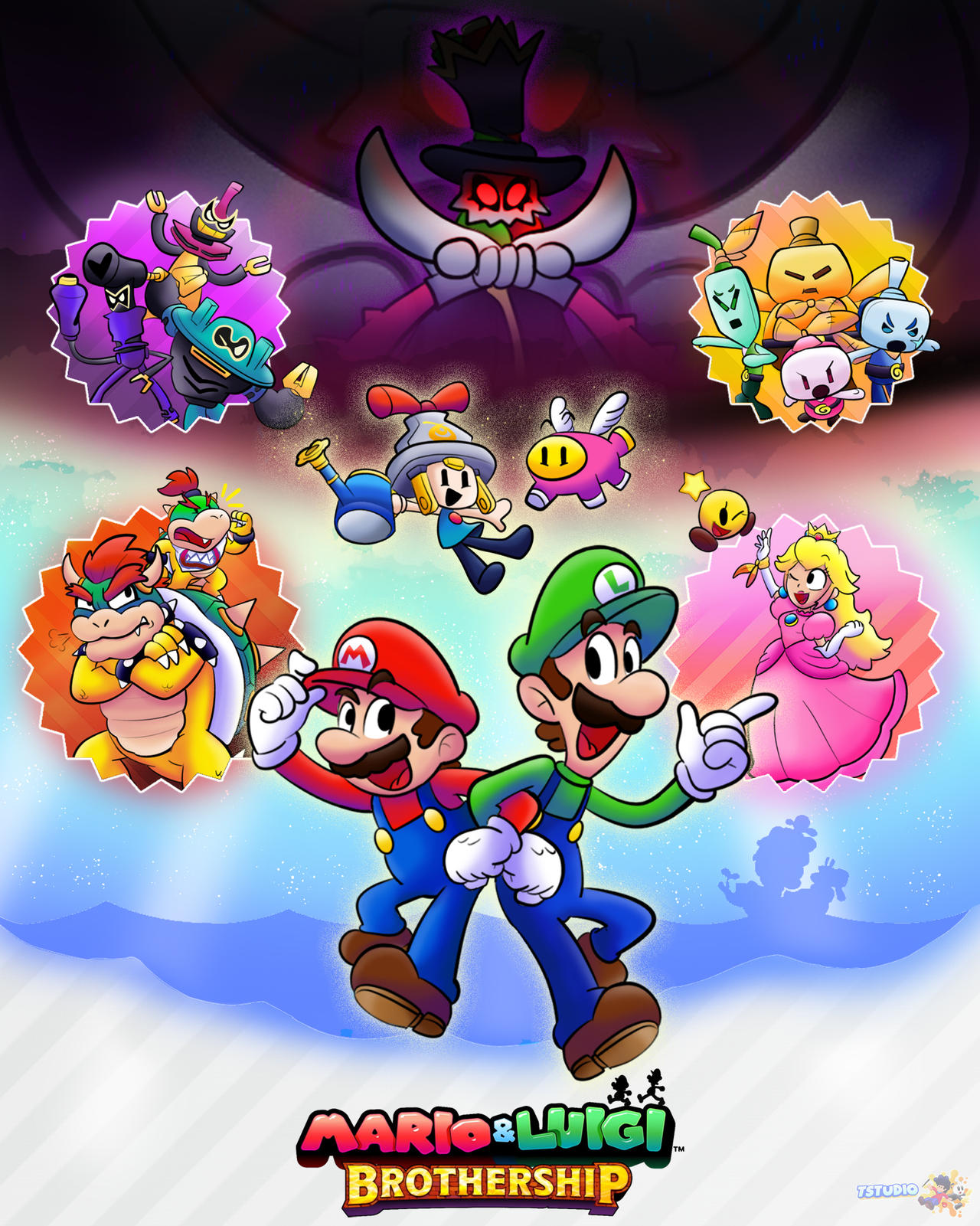 Mario Ten Mario and Luigi BrotherShip FULL POSTER by TStudioYt on DeviantArt