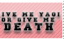 Death or Yaoi Stamp