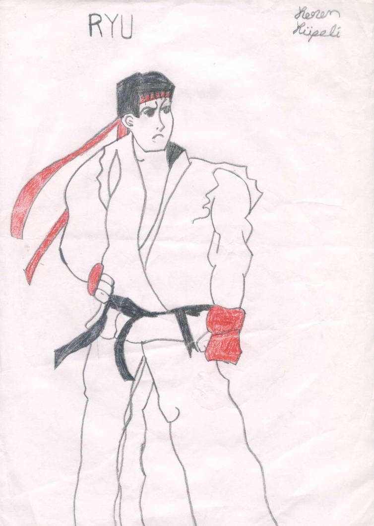 My old Ryu drawing by evlZ4 on DeviantArt