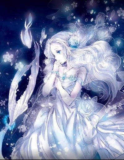 anime long dress Off the shoulder kimono anime