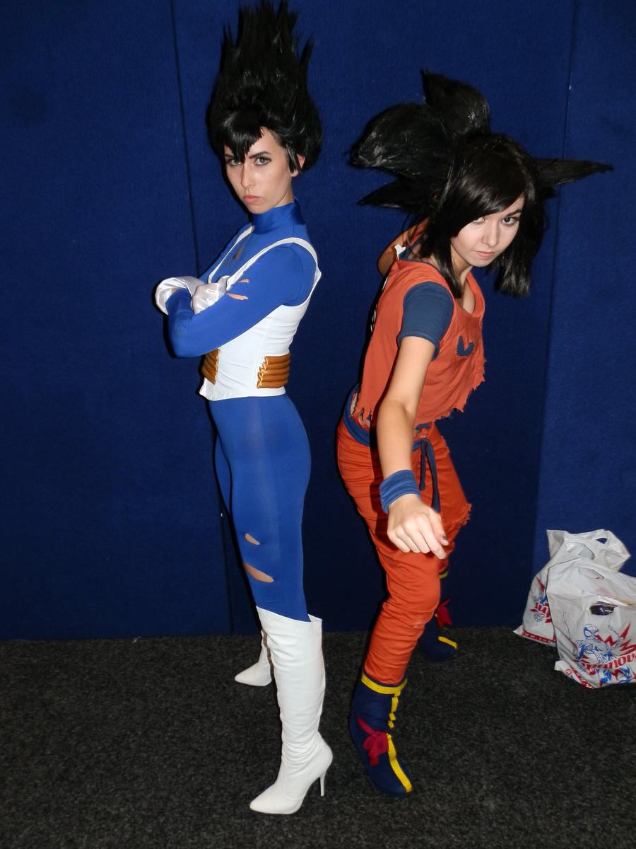 Vegeta and Goku cosplay