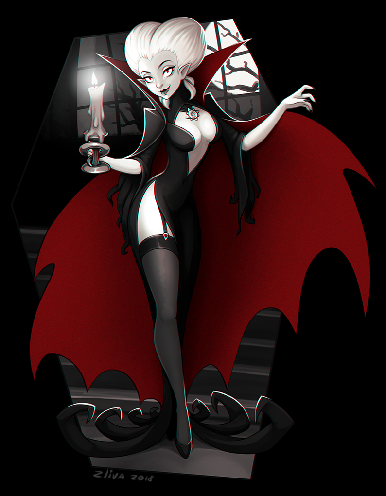 Movie Monsters: Dracula/Vampire Cartoon Character by gcoghill on DeviantArt