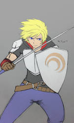 Jaune Arc in Battle Mode