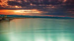 sunset on the lake 3 by ubern00bish