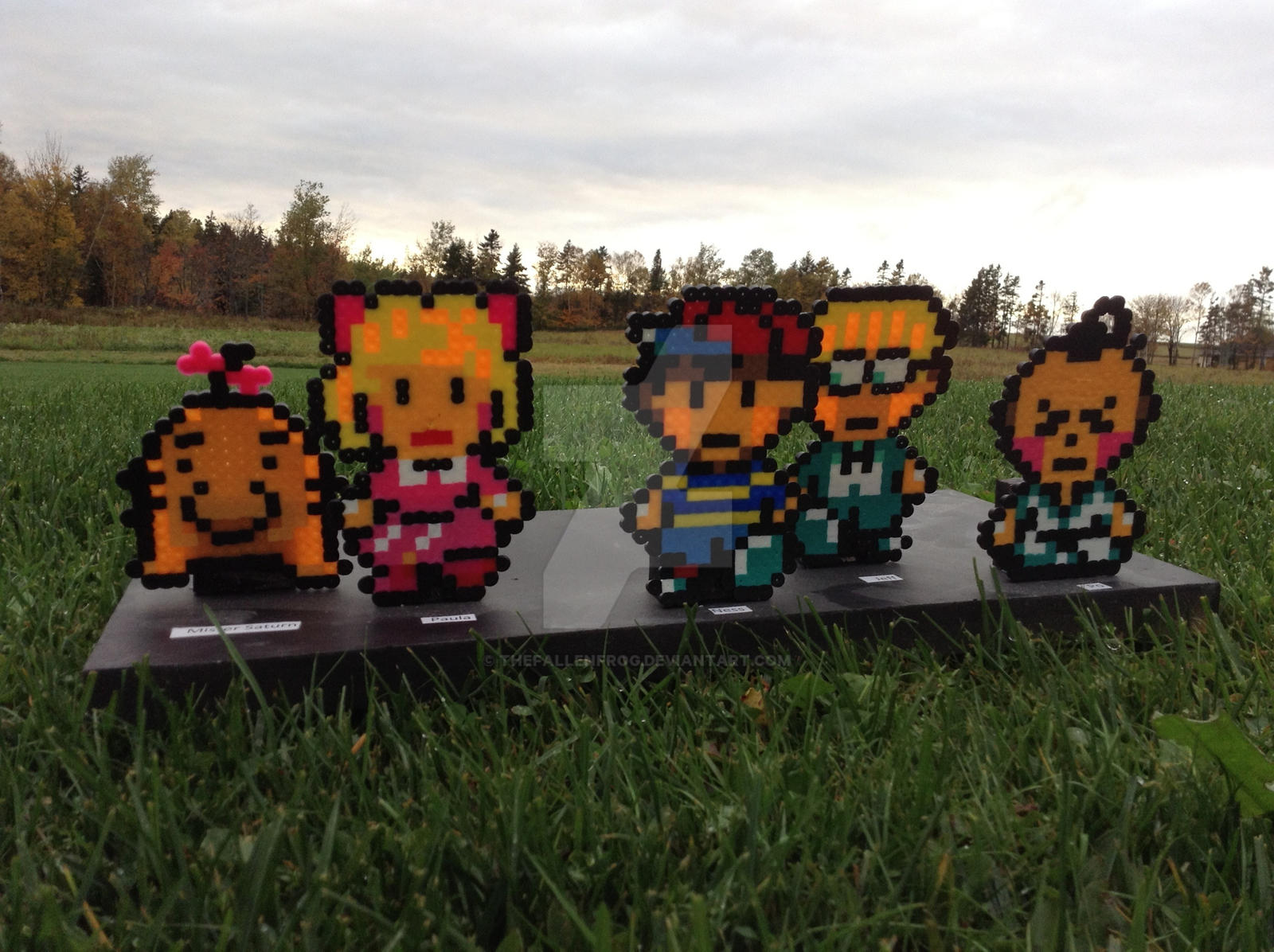 The Chosen Four And Mr Saturn, Earthbound Perler