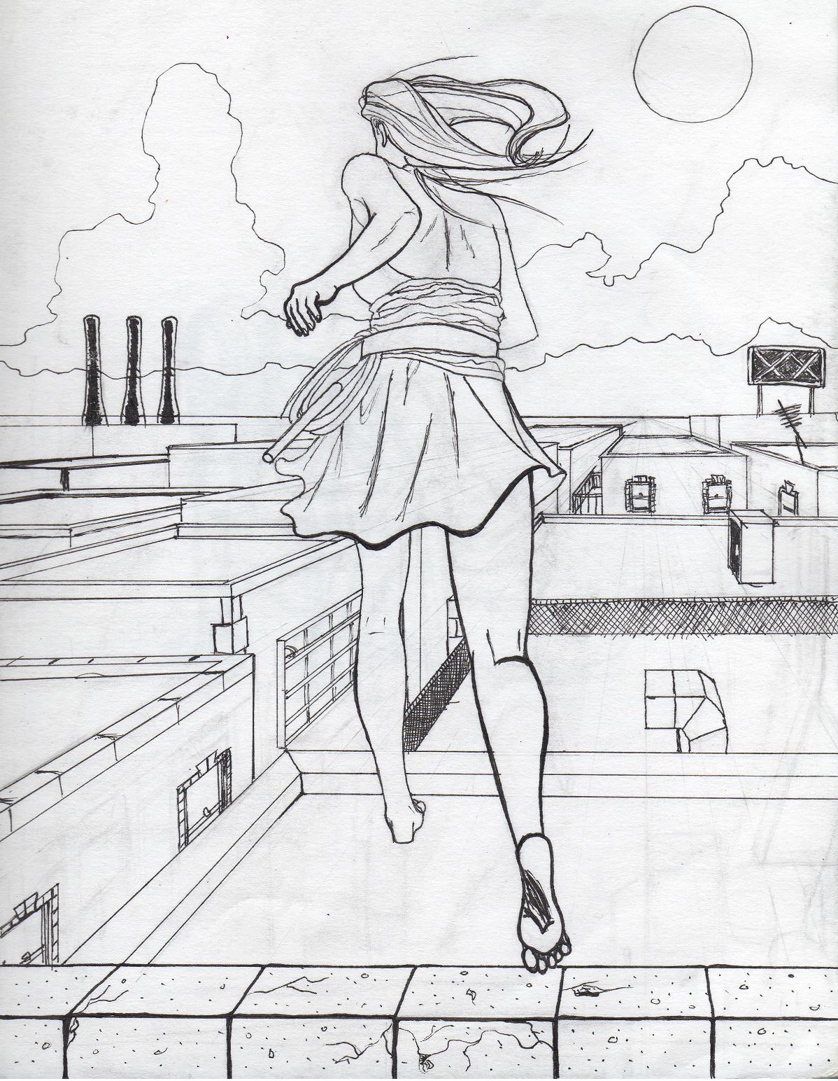 rooftop dancer wip