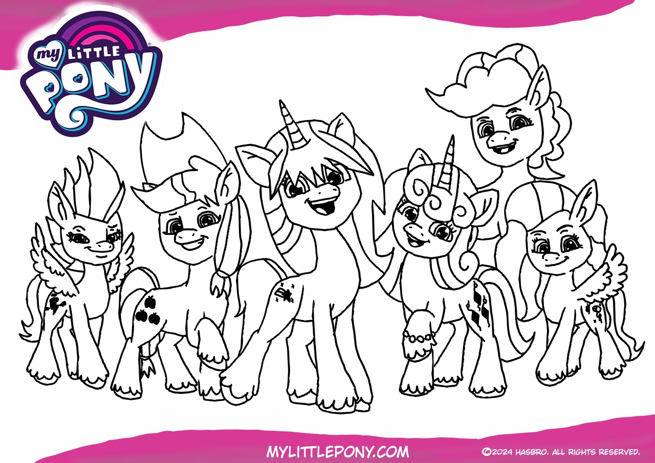 My Little Pony Gen 6 Coloring pages by taylorwalls14 on ...