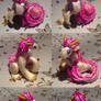 Pearly Pink Oriental Dice Dragon