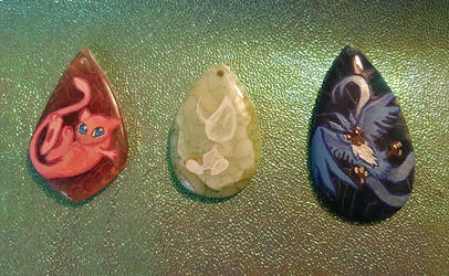 Pokemon Stone Pendants WIP