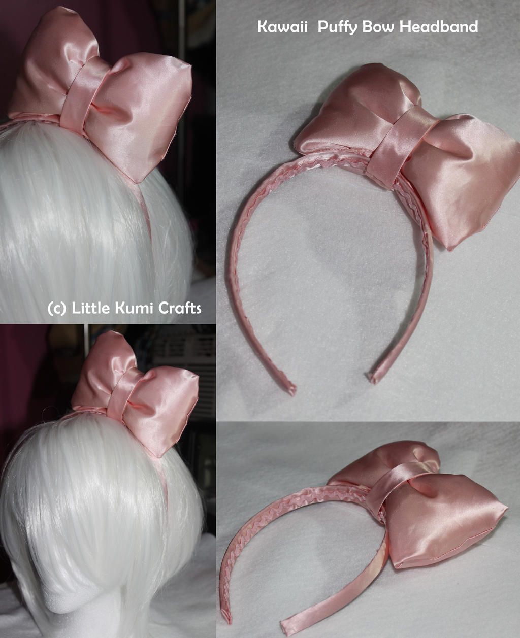 Kawaii Puffy Bow Headband