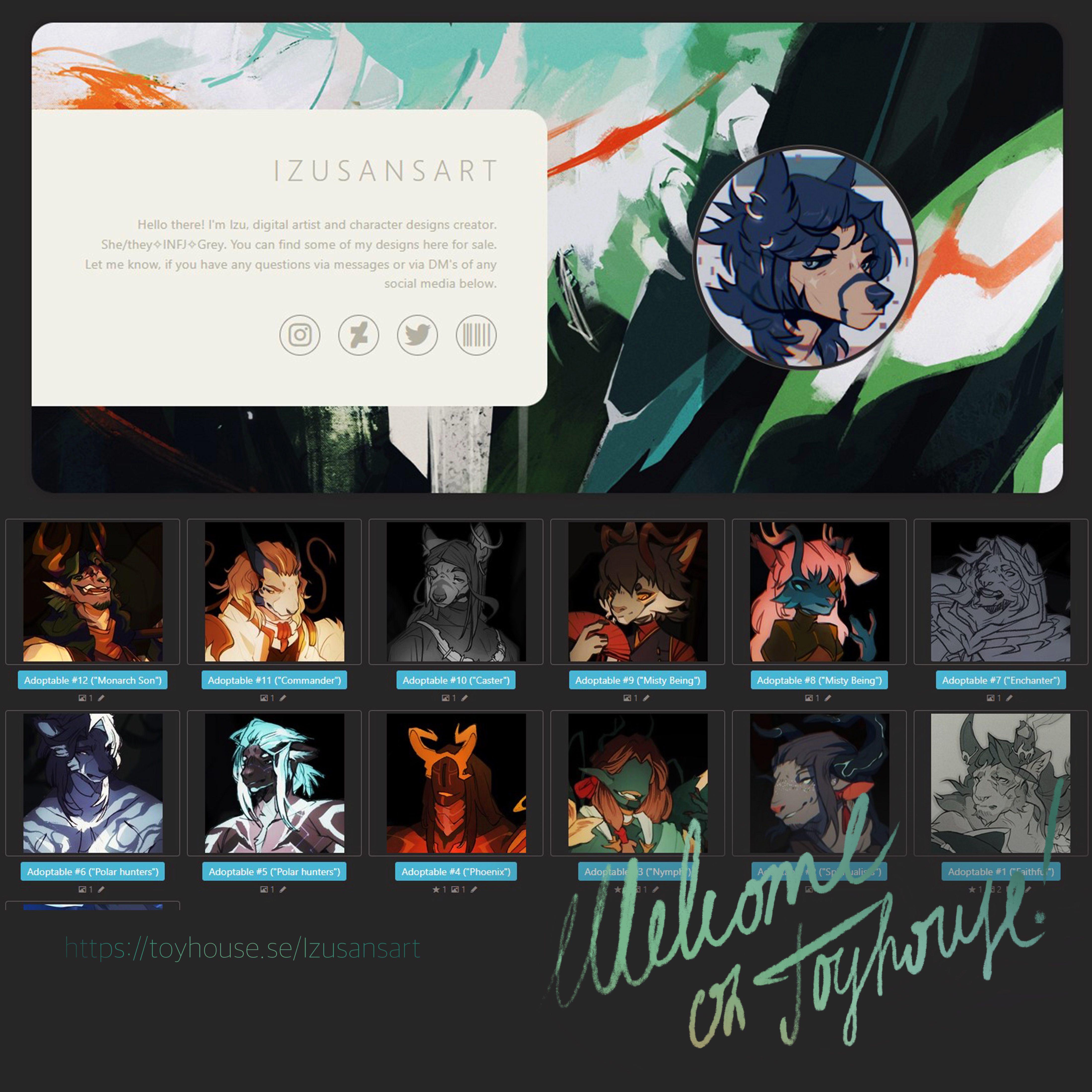 I'm on Toyhouse!