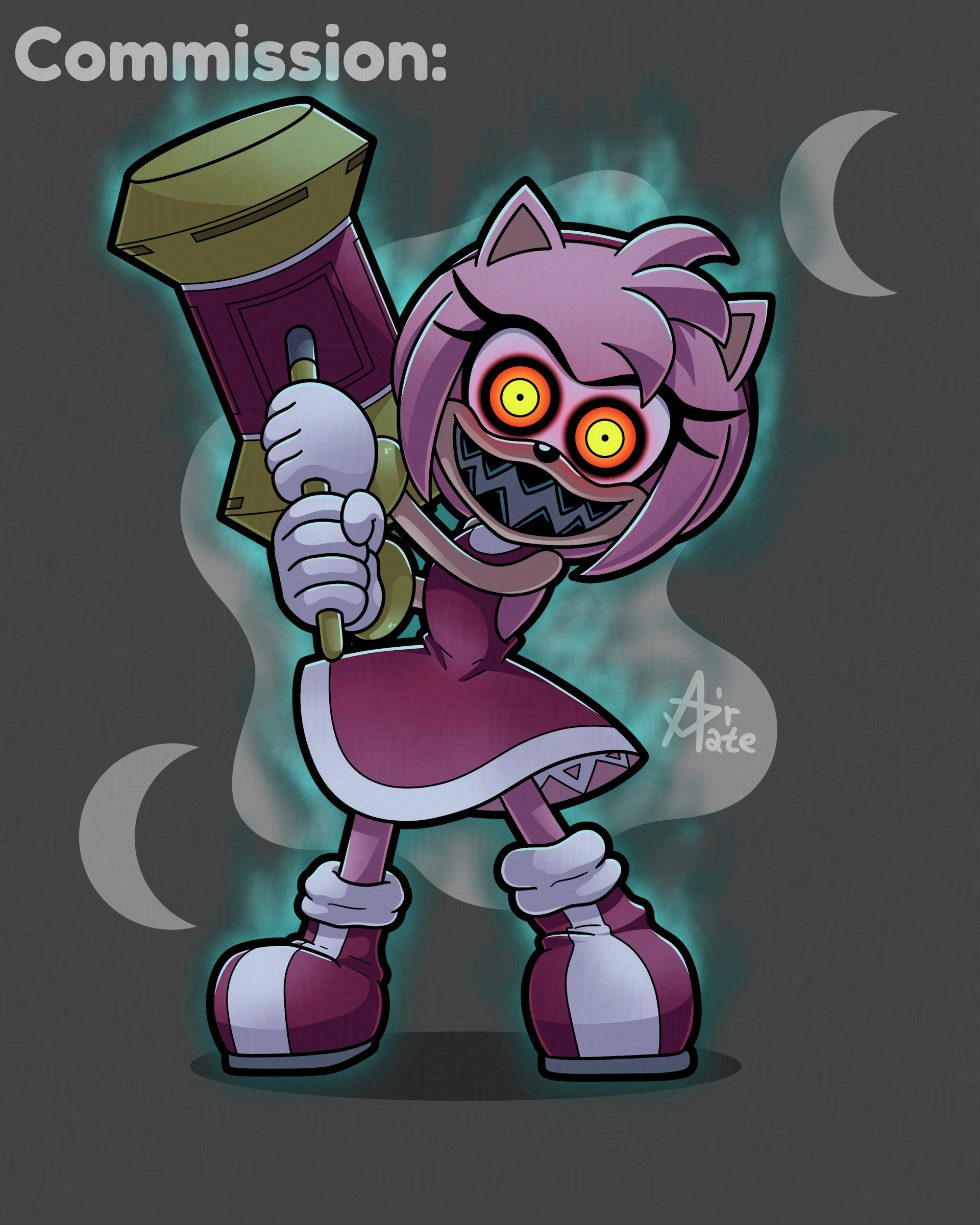 Devoid Amy Commission: Possessed Amy by AirMateYT on DeviantArt