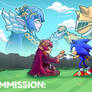 Commission: Sonic and the Black Knight