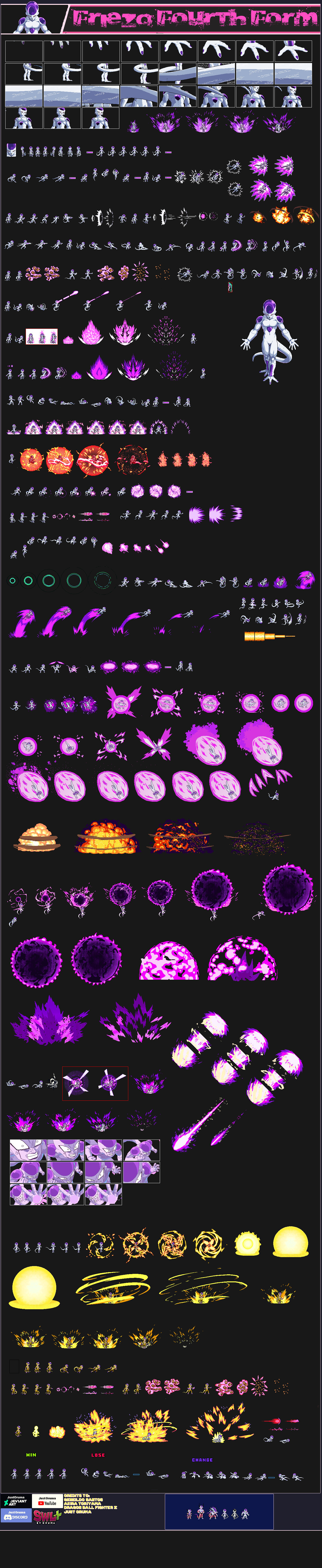 Frieza 4th Form Swl Sprite Sheet By Bl4ckjoe Di8 by dragonballzfan200 ...