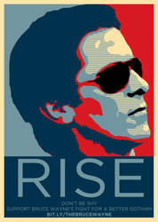 TDKR - Bruce Wayne Obama-style poster