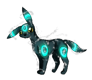 197 - Umbreon (Shiny) by Aurora-Ghost