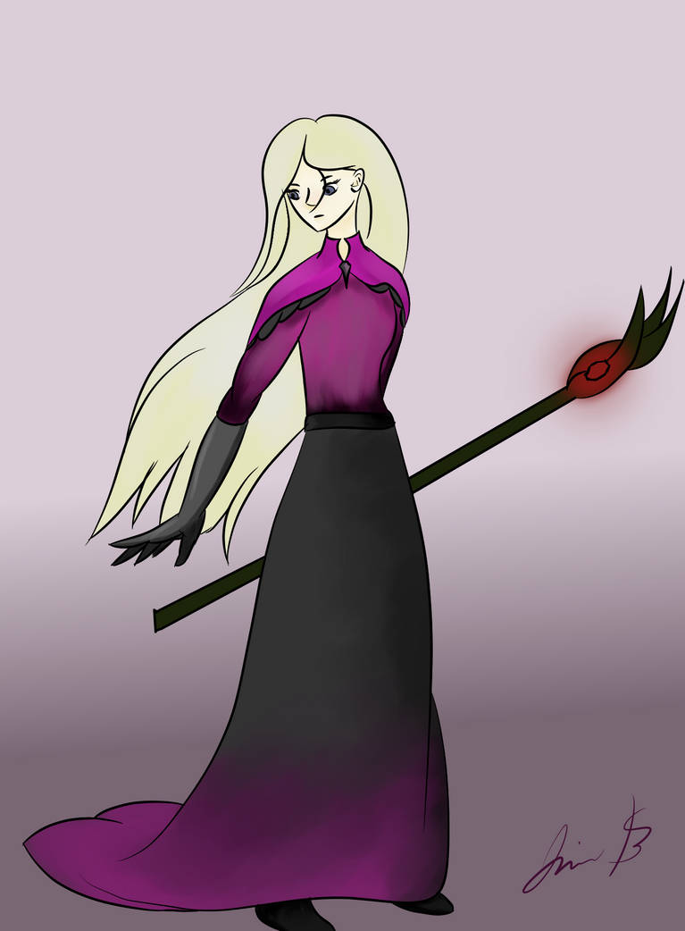 Sorceress In Purple by NovemberLilly