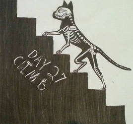 Inktober Day 27 - Climb