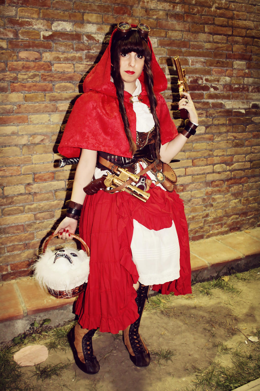 Steampunk Little Red Riding Hood