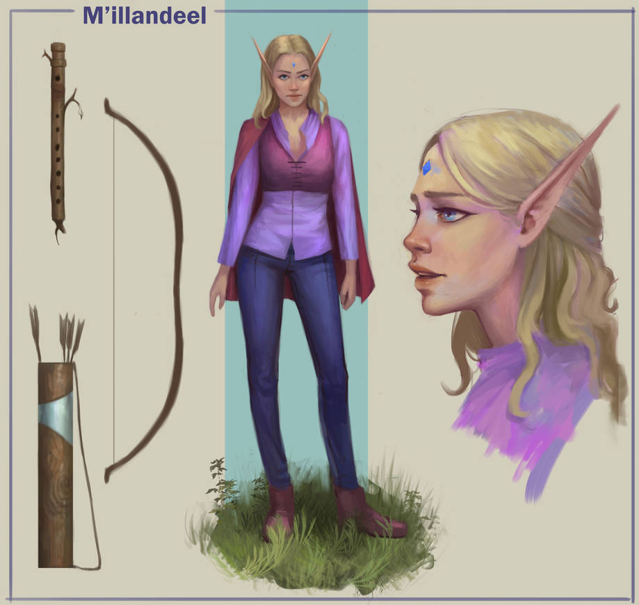 DND Bard character reference by TychyTamara on DeviantArt