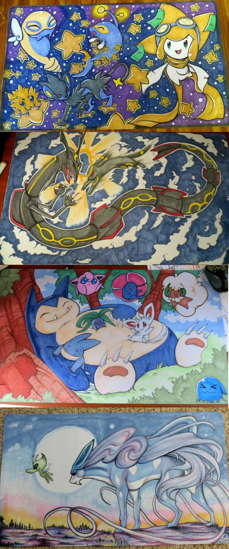 Custom Pokemon Trading Card Game Playmats