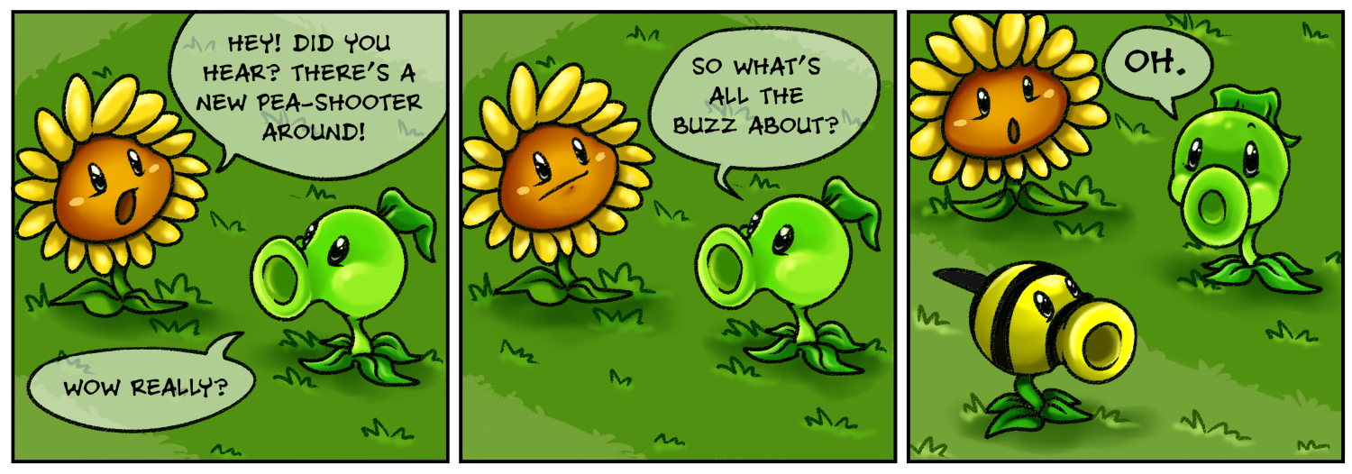 Punny Sunny - Plants vs Zombies - 3 by Nestly on DeviantArt