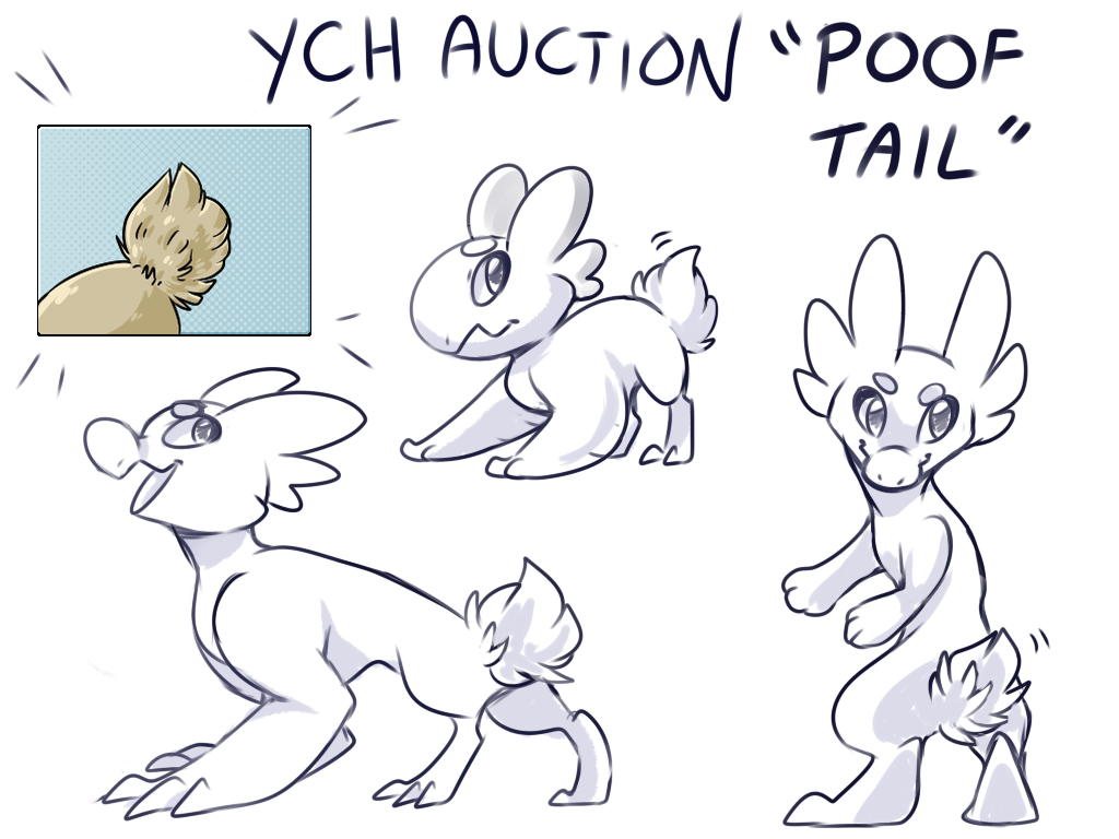 YCH Auction - Poof Tail [CLOSED]