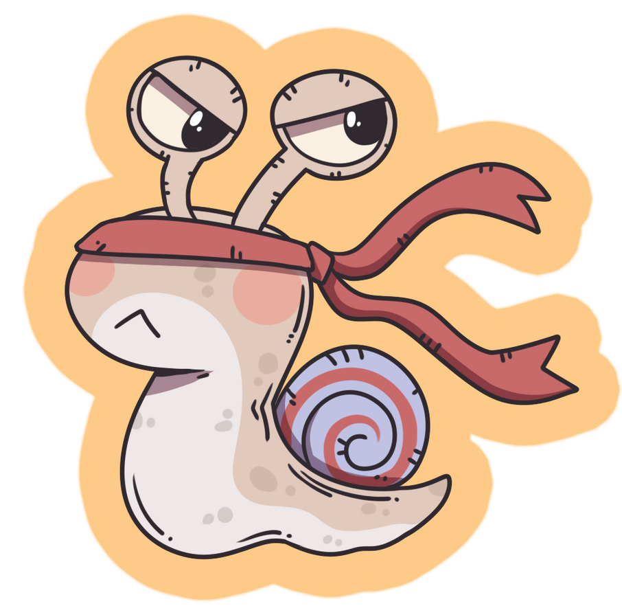 Super Snail Sticker by Nestly on DeviantArt