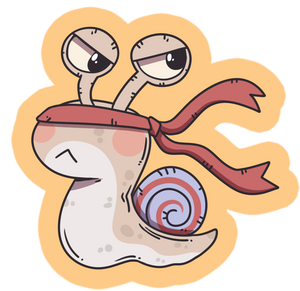 Super Snail Sticker