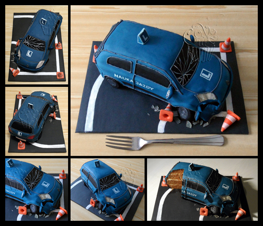 Driving Licence Cake by CakeUpStudio Driving Licence Cake by CakeUpStudio