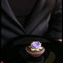 Purple Rose Cupcake