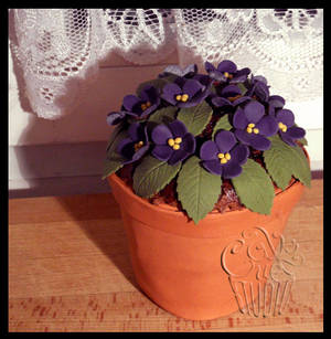 Flowerpot Cake by CakeUpStudio Flowerpot Cake by CakeUpStudio