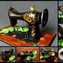 for Sis 2014 - Vintage Sewing Machine Cake