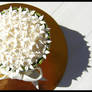 White Bouquet Mini-Cake