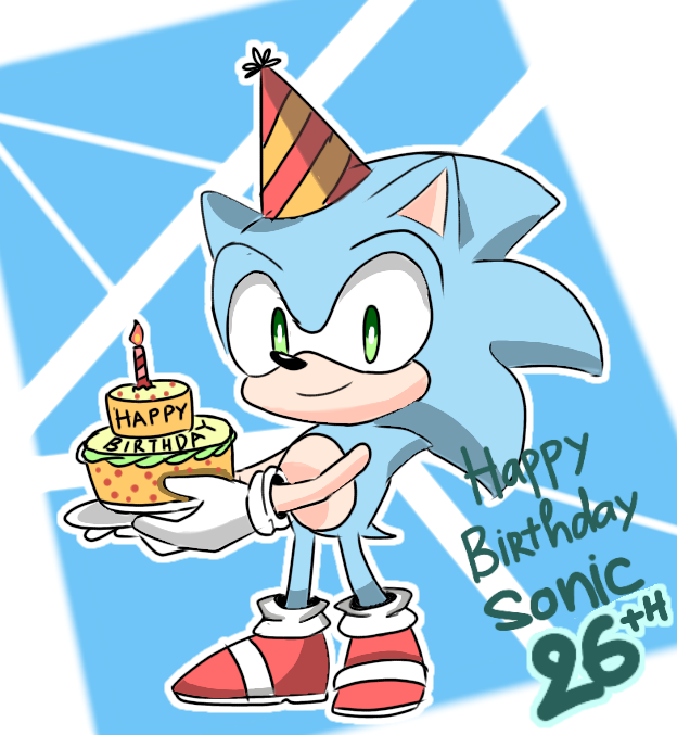 Happy birthday Sonic 26th