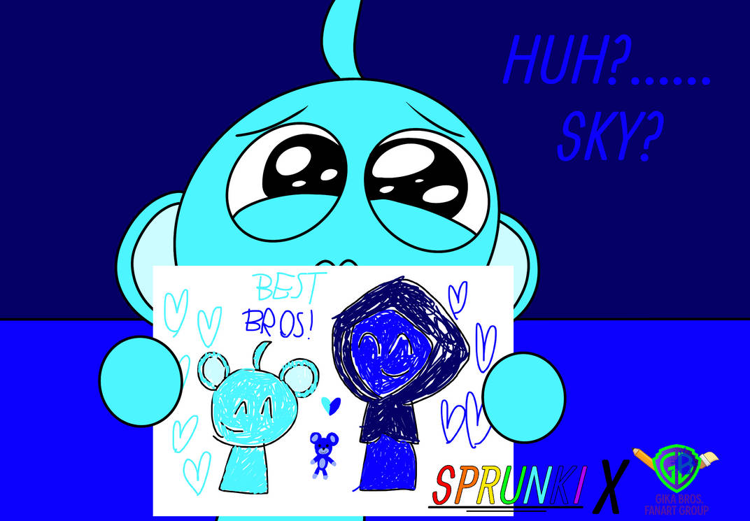Sky Shows His Drawing To Jevin by GikaBrosFanartGroup3 on DeviantArt