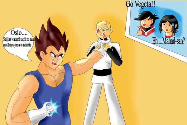 DBZ_Skyland: Vegeta Vs Oslo