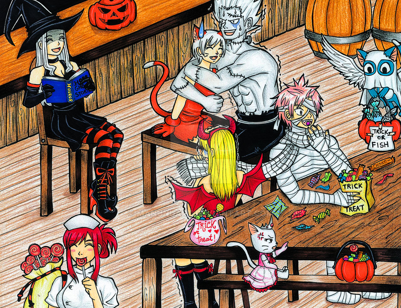 Fairy Tail Halloween after party