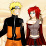 Commission: Naruto and female Gaara