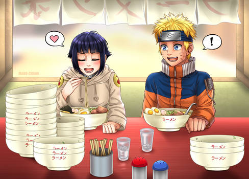 Commission: Naruhina Ramen