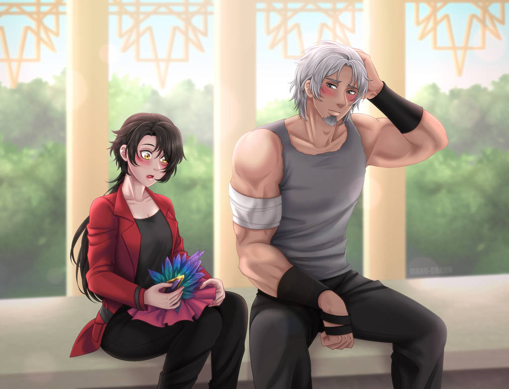 Commission: First Gift by ManunuArt on DeviantArt