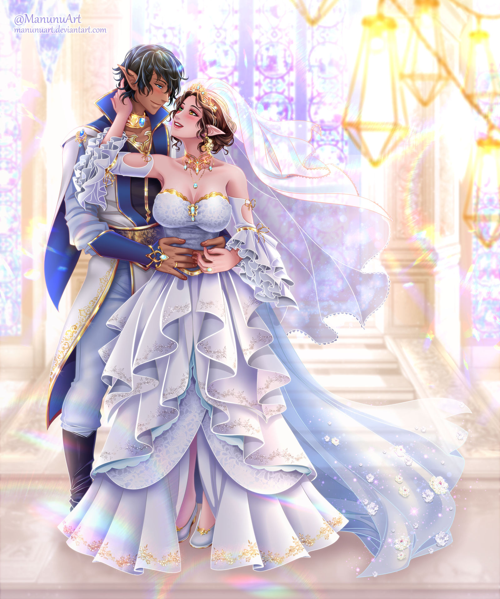 Deviantart Bride Commission: Wedding Day by ManunuArt on DeviantArt
