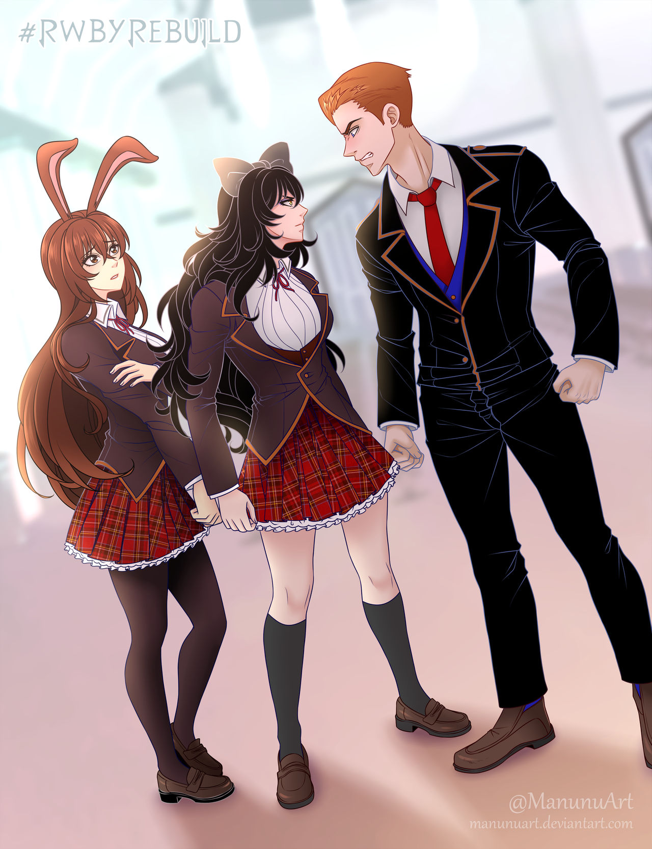 Clean Comm: 'Standing Up' Part 1 #RWBYREBUILD by ManunuArt on DeviantArt