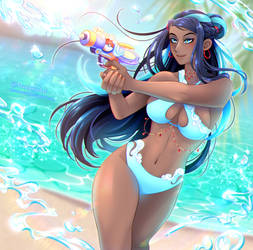Water Gun War Nessa