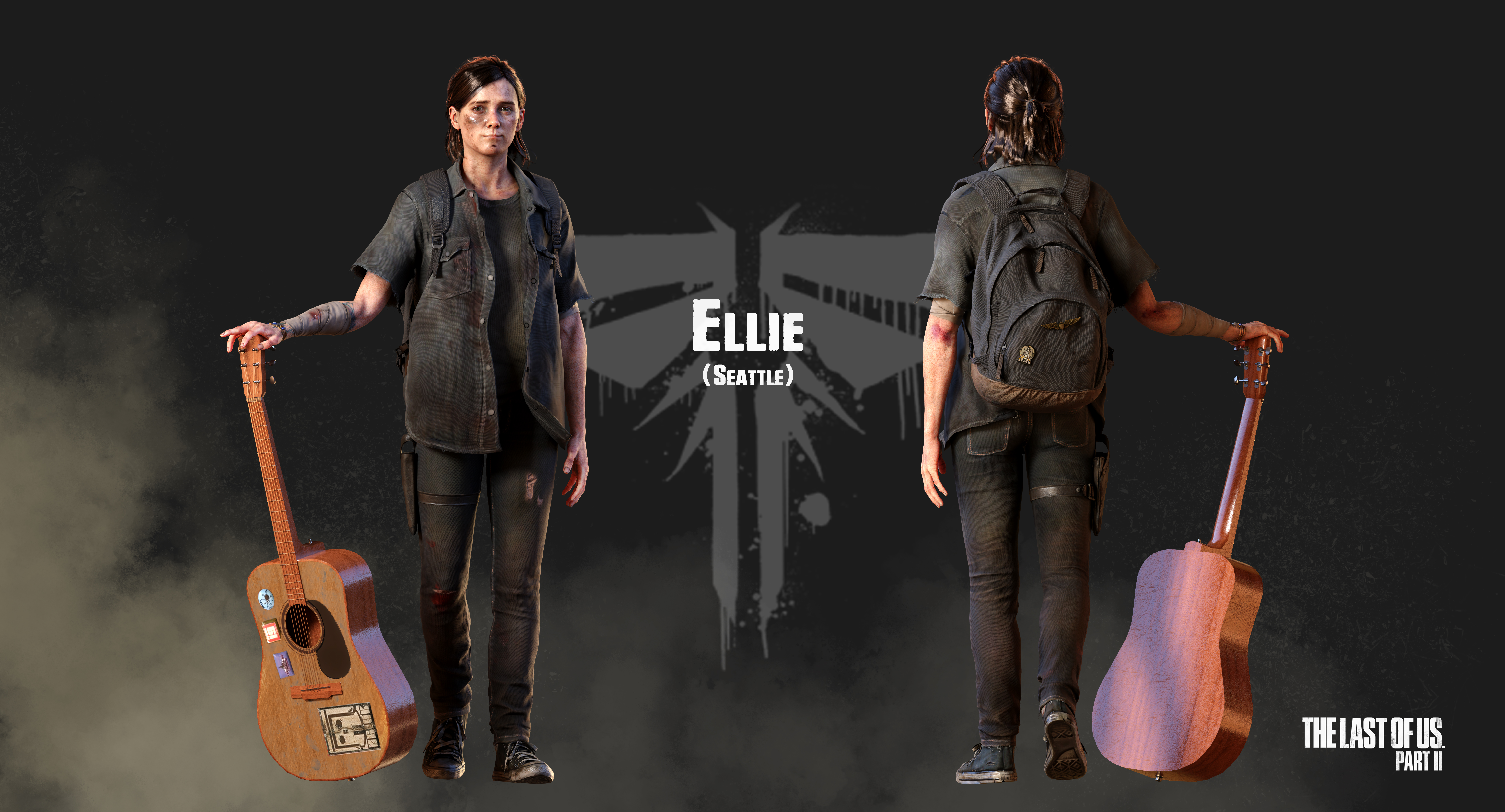 TLOU 2 Ellie 3D Model